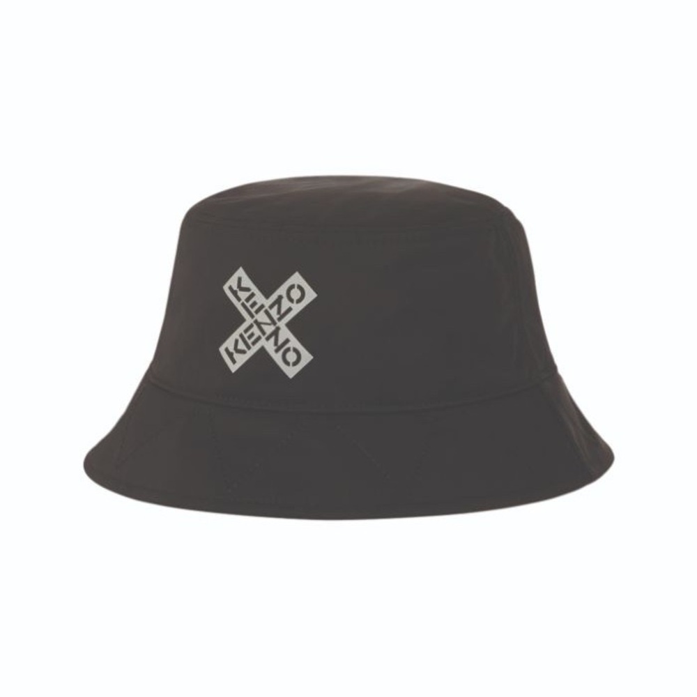 Kenzo Black/Green reversible Bucket Hat NWT